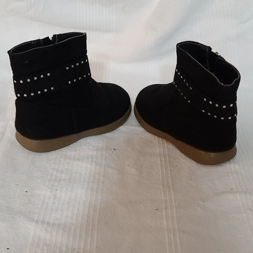 Bebe‎ toddler girl's faux leather ankle boots sz 5